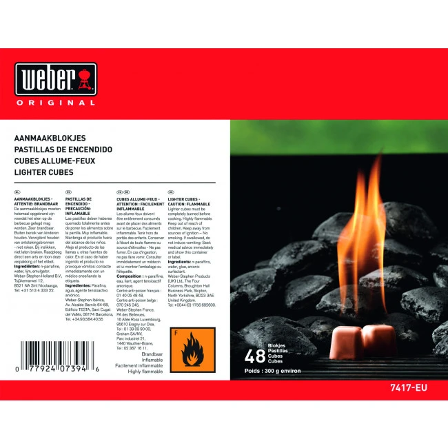 Boîte De 48 Cubes Allume-Feux 1 Boîte De 48 Cubes Allume-Feux