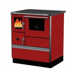Cuisinière à Bois Alfa 70 Dominant Eco -Poeleabois Boutique cuisiniere a bois alfa 70 dominant eco cuisiniere a bois alfa 70 dominant eco rouge 3