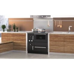 Cuisinière à Bois Bouilleur Alfa Term 20 -Poeleabois Boutique cuisiniere a bois bouilleur alfa term 20 cuisiniere a bois bouilleur alfaterm 20 noir