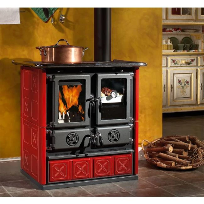 Cuisinière à Bois Rosetta BII - Maiolica 2 Cuisinière à Bois Rosetta BII - Maiolica – Image 2