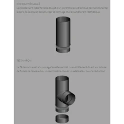 Kit Complet De Tuyaux D'évacuation Poujoulat 9 Kit Complet De Tuyaux D'évacuation Poujoulat -Poeleabois Boutique kit complet de tuyaux d evacuation poujoulat conduit et t