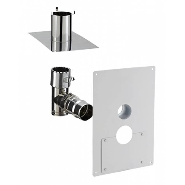 Kit D'adaptation Du Conduit PGI En Départ Du Sol Sur Un Tubage Flexible KRFLR PAH100PGI 1 Kit D'adaptation Du Conduit PGI En Départ Du Sol Sur Un Tubage Flexible KRFLR PAH100PGI