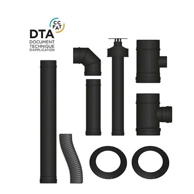 Kit De Raccordement Ventouse Bofill Pour Poêle à Granulés étanche Sortie Arrière 1 Kit De Raccordement Ventouse Bofill Pour Poêle à Granulés étanche Sortie Arrière