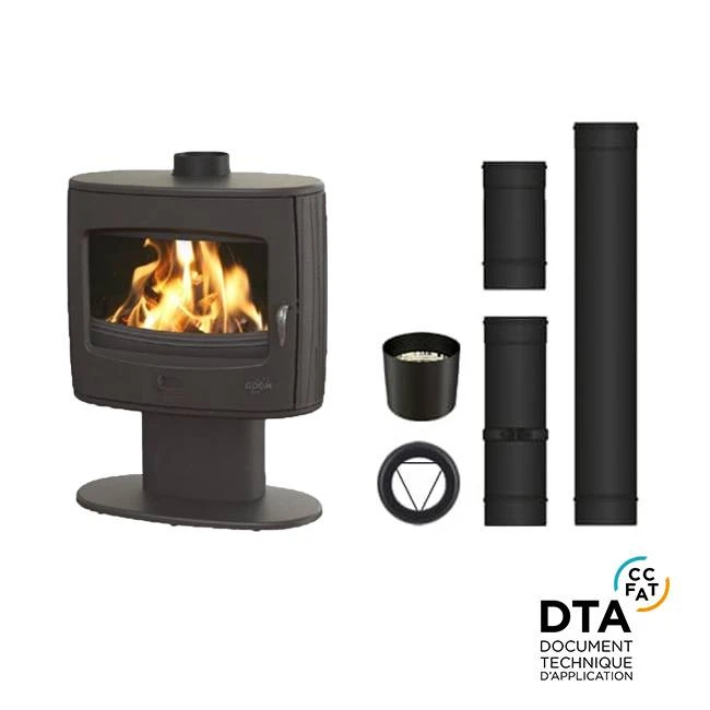 Pack Poêle à Bois Eliot Godin Sortie Dessus 1 Pack Poêle à Bois Eliot Godin Sortie Dessus