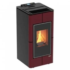 Pack Poêle à Granulés étanche Canalisable Tendenza + Kit D'installation Ventouse -Poeleabois Boutique pack poele a granules etanche canalisable tendenza kit d installation ventouse tendenza rouge 1 2