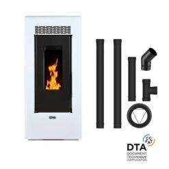 Pack Poêle à Granulés Vulcano SMS Sortie Dessus - Pack Complet Bofill