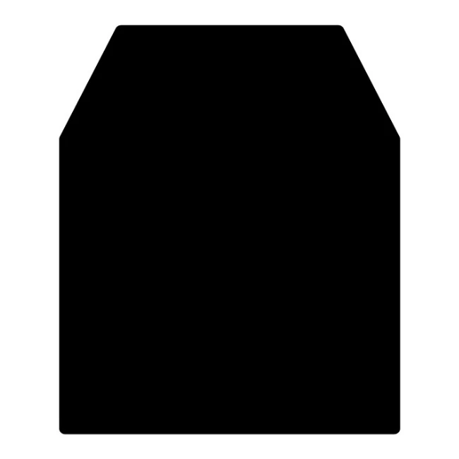 Plaque De Protection Sol 100 X 120 Cm - 2 Angles Coupés 1 Plaque De Protection Sol 100 X 120 Cm - 2 Angles Coupés