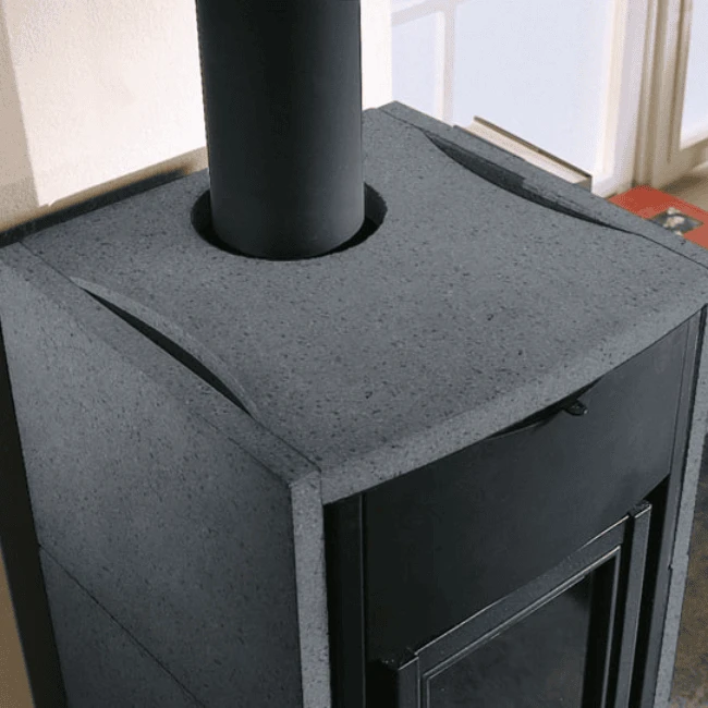 Poêle à Bois Asia Pierre Vulcan 4 Poêle à Bois Asia Pierre Vulcan – Image 4