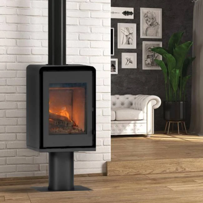 Poêle à Bois Domino Avec Pied 1 Poêle à Bois Domino Avec Pied