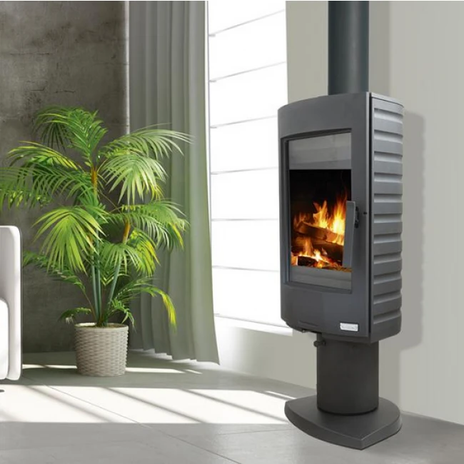 Poêle à Bois Equirre Pied Tournant 1 Poêle à Bois Equirre Pied Tournant