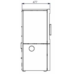 Poêle à Granulés Alfa Noir - Modèle D'Expo -Poeleabois Boutique poele a granules alfa noir modele d expo n 00151 10