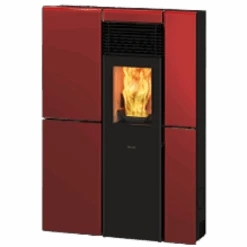 Poêle à Granulés Canalisable Extra Plat Olivia Steel -Poeleabois Boutique poele a granules canalisable extra plat olivia steel olivia steel conf 5