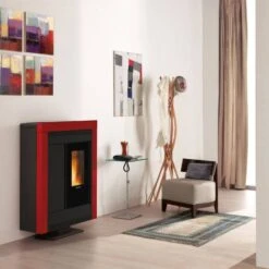 Poêle à Granulés Canalisable Extra Plat Souvenir Steel Evo 7 Poêle à Granulés Canalisable Extra Plat Souvenir Steel Evo -Poeleabois Boutique poele a granules canalisable extra plat souvenir steel evo poele a granules canalisable souvenir steel evo home