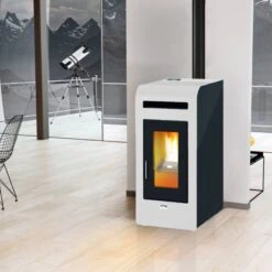 Poêle à Granulés Cayenne -Poeleabois Boutique poele a granules cayenne cayenne blanc 1