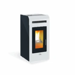 Poêle à Granulés Cayenne -Poeleabois Boutique poele a granules cayenne poele a granules cayenne blanc 1