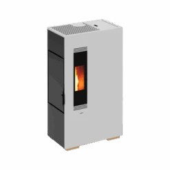 Poêle à Granulés Extra Plat Mini -Poeleabois Boutique poele a granules extra plat mini mini 5s white 1