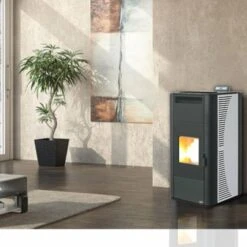 Poêle à Granulés Hydro Saleccia -Poeleabois Boutique poele a granules hydro saleccia saleccia blanc 1