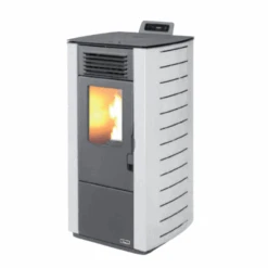 Poêle à Granulés Nonza Canalisable -Poeleabois Boutique poele a granules nonza canalisable poele a granule nonza etna blanc