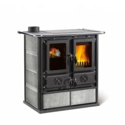 Cuisinière à Bois Rosetta Sinistra BII Pierre Naturelle